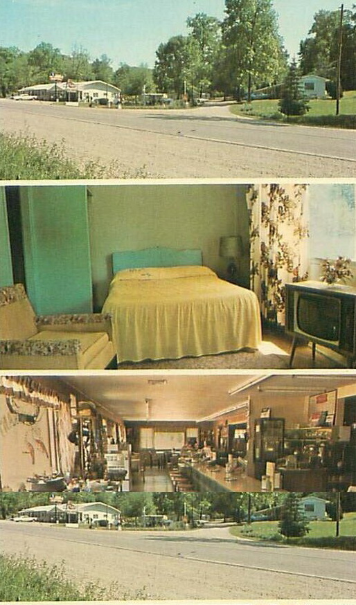 101 Ranch Motel and Restaurant - Old Postcard Photo (newer photo)